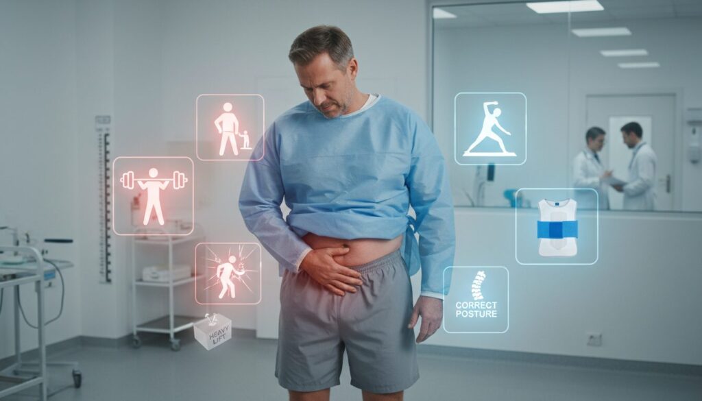 Hernie inguinale : Gestes à proscrire et solutions intelligentes pour préserver votre santé